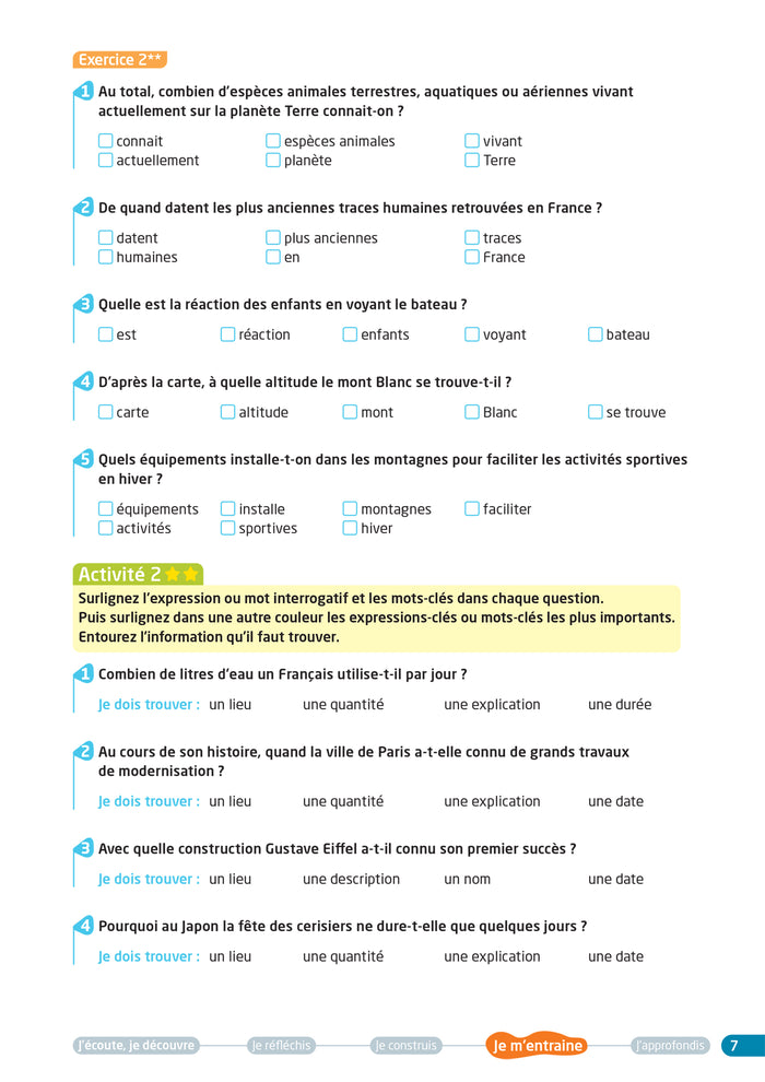 Des stratégies pour lire et comprendre - J'utilise des documents CM