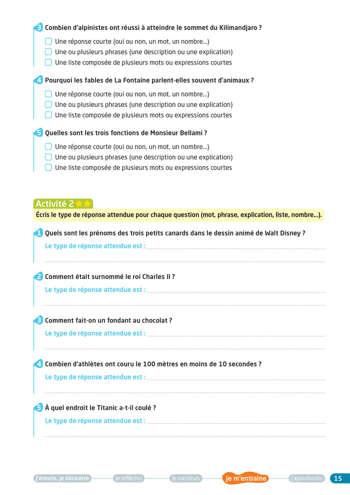 Des stratégies pour lire et comprendre - J'utilise des documents CM