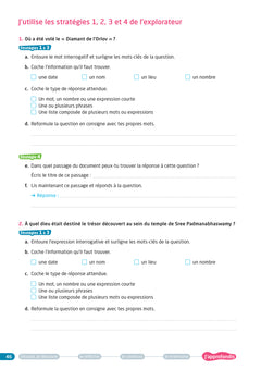 Des stratégies pour lire et comprendre - J'utilise des documents CM