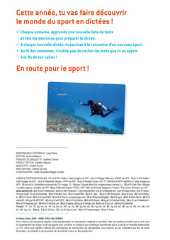 En route pour la dictée CE2-CM1 ! Vive le sport !