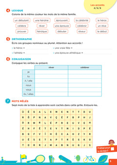 En route pour la dictée CE2-CM1 ! Vive le sport !