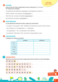 En route pour la dictée CE2-CM1 ! Vive le sport !