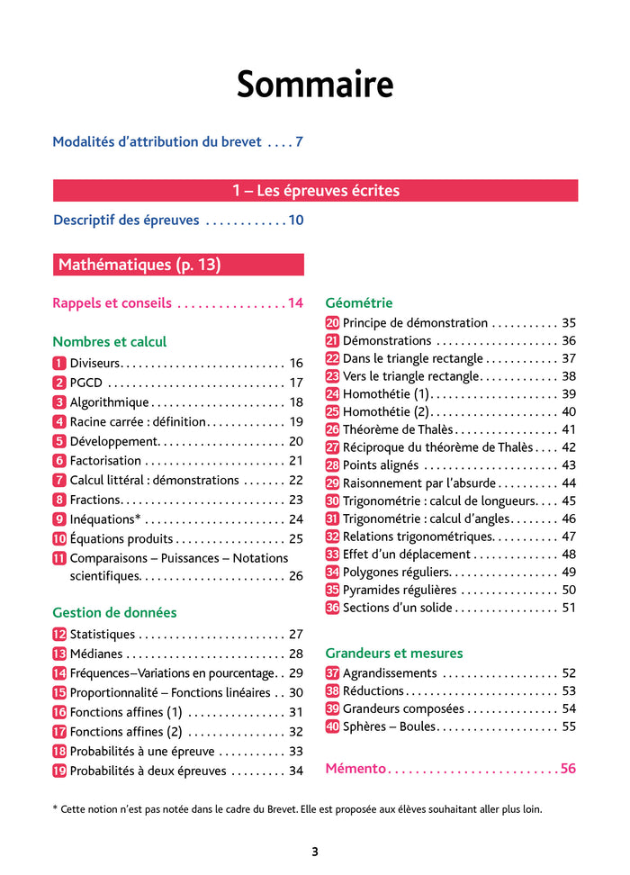 Réussir le Brevet 2025