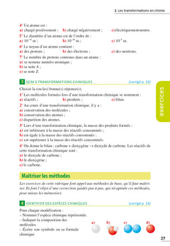 Exos résolus - Physique-Chimie 3e