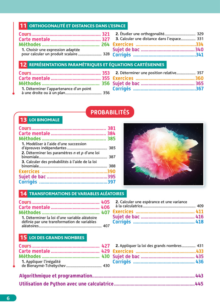 Objectif BAC Tle spécialité Maths BAC 2025