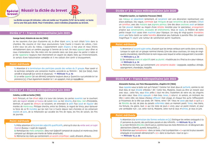 Bescherelle - Réussir ses dictées et progresser en orthographe - 3e Spécial Brevet