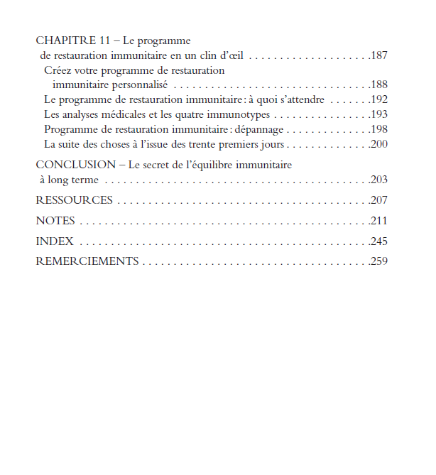 A chacun son système immunitaire