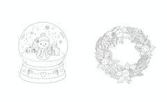 Merveilleux coloriages - C'est l'hiver