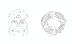 Merveilleux coloriages - C'est l'hiver