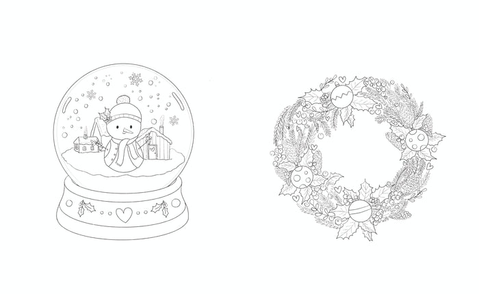 Merveilleux coloriages - C'est l'hiver