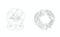Merveilleux coloriages - C'est l'hiver