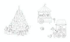 Merveilleux coloriages - C'est l'hiver