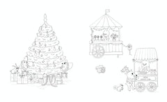Merveilleux coloriages - C'est l'hiver