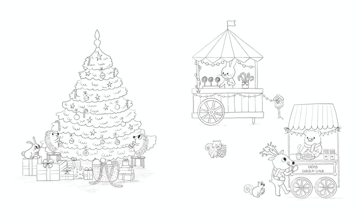 Merveilleux coloriages - C'est l'hiver