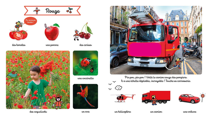 Le grand imagier des couleurs à toucher