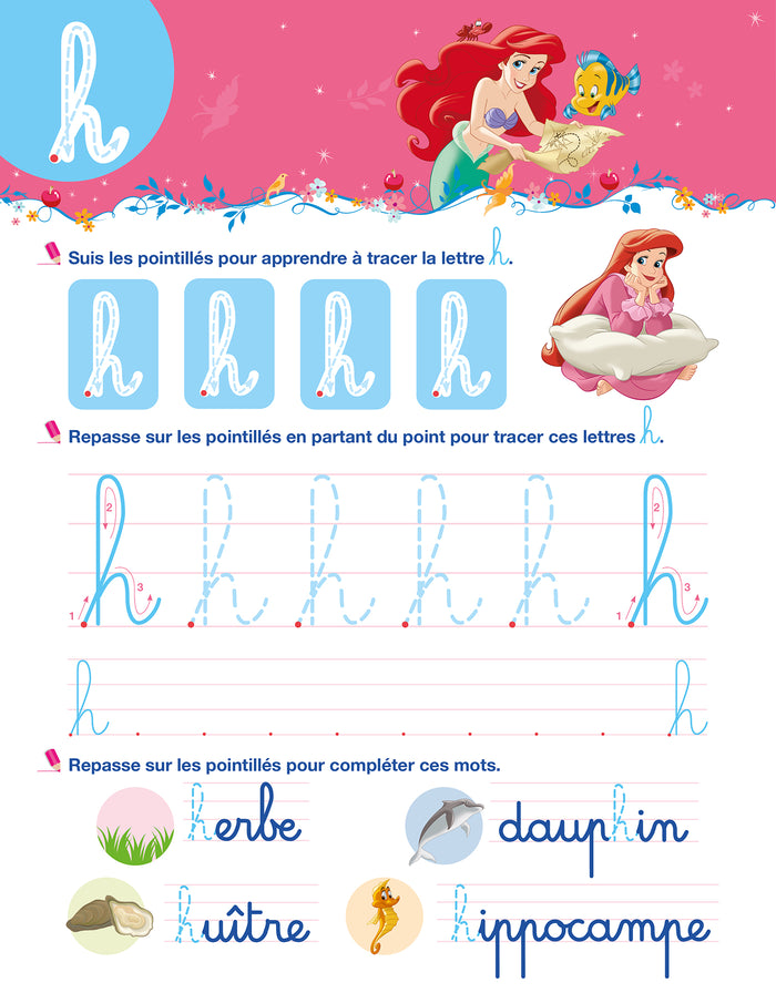 Mon cahier effaçable - J'écris les lettres minuscules