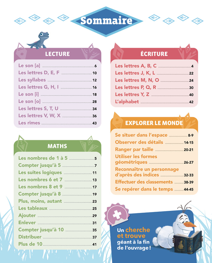 Disney - La Reine des neiges 2 - Mon année de Grande Section