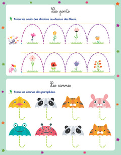 Toute ma maternelle Mon cahier effaçable d'écriture : Les lettres minuscules 4-6 ans