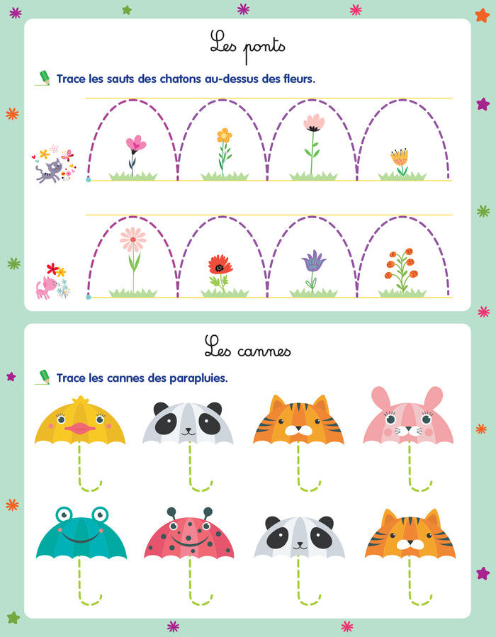 Toute ma maternelle Mon cahier effaçable d'écriture : Les lettres minuscules 4-6 ans