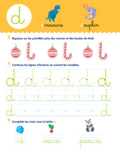 Toute ma maternelle Mon cahier effaçable d'écriture : Les lettres minuscules 4-6 ans