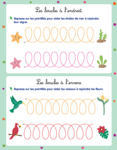 Mon cahier effaçable d'écriture : Les chiffres