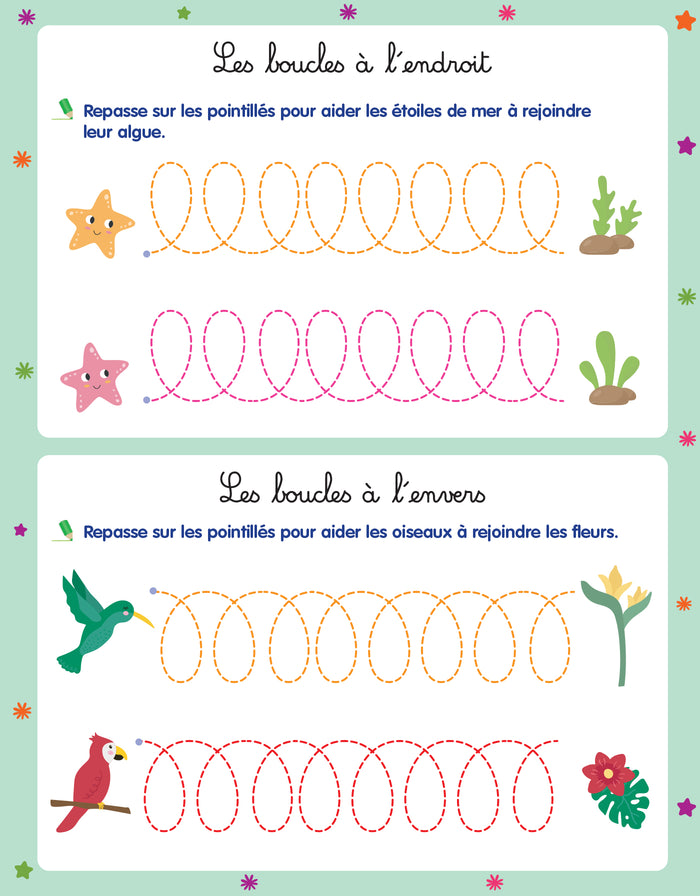 Mon cahier effaçable d'écriture : Les chiffres