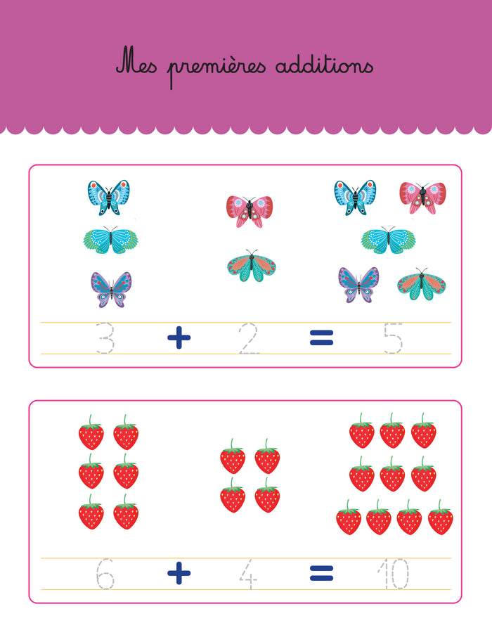 Mon cahier effaçable d'écriture : Les chiffres