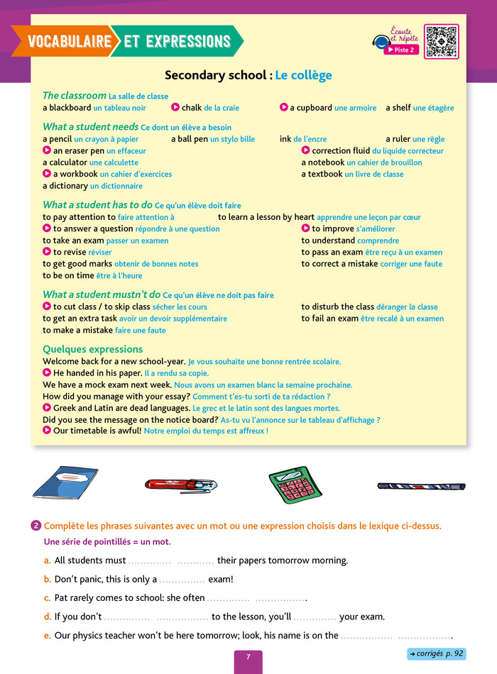 Objectif bilingue Tout l'anglais 4e et 3e
