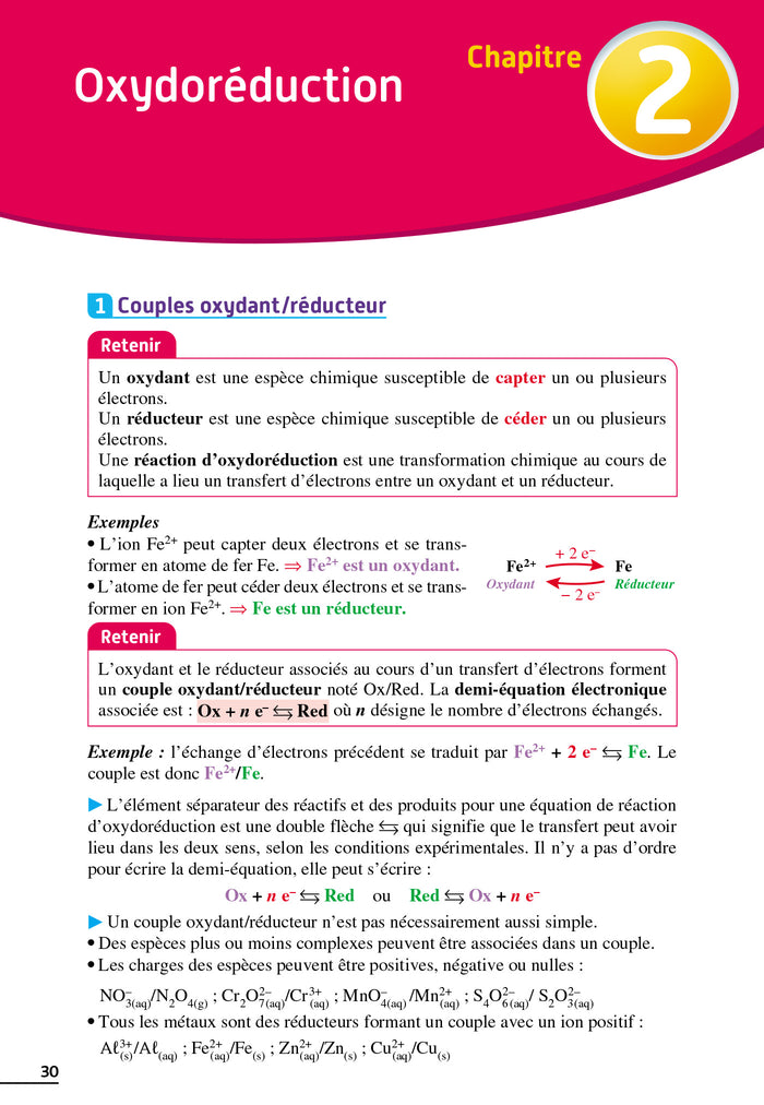 Exos résolus spécialité Physique-Chimie 1re