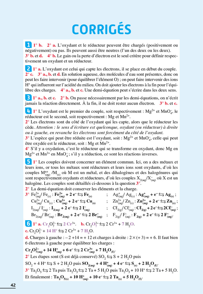 Exos résolus spécialité Physique-Chimie 1re