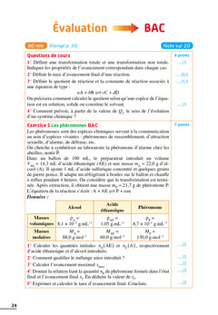 Exos résolus spécialité Physique-Chimie Tle