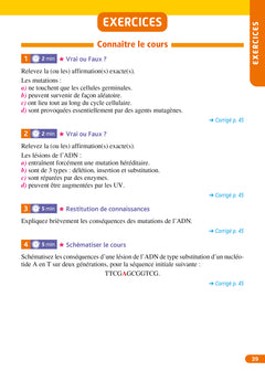 Objectif Bac 1re spécialité SVT