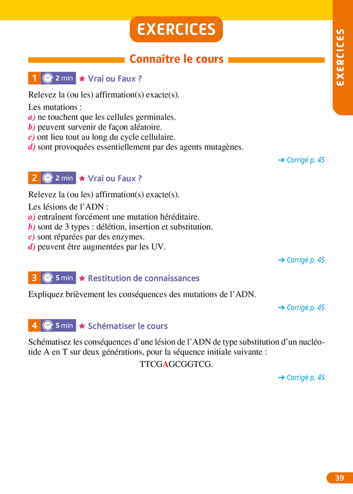 Objectif Bac 1re spécialité SVT