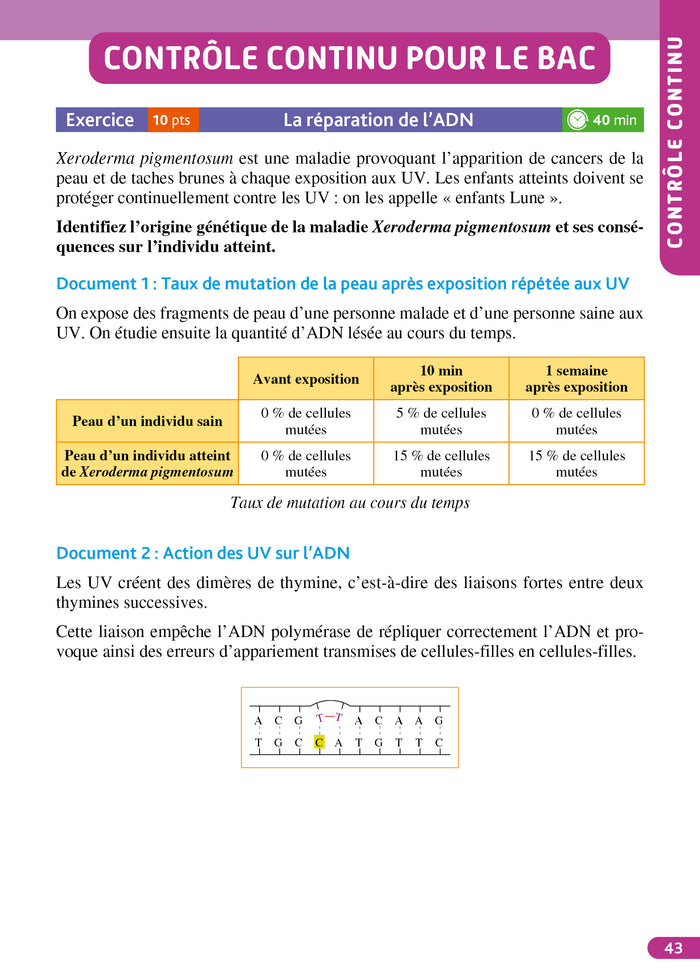 Objectif Bac 1re spécialité SVT
