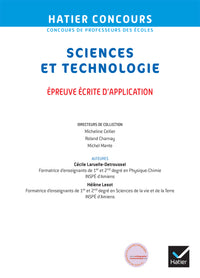Sciences et Techno - CRPE 2025-2026 - Epreuve écrite d'admissibilité