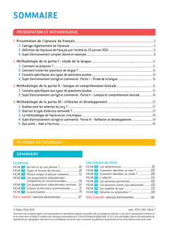 Français - CRPE 2025-2026 - Epreuve écrite d'admissibilité