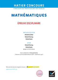 Mathématiques - CRPE 2025-2026 - Epreuve écrite d'admissibilité