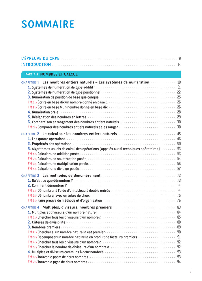 Mathématiques - CRPE 2025-2026 - Epreuve écrite d'admissibilité