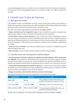 Mathématiques - CRPE 2025-2026 - Epreuve écrite d'admissibilité