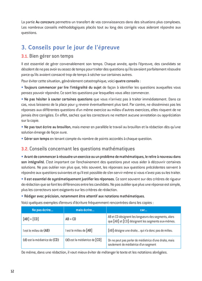 Mathématiques - CRPE 2025-2026 - Epreuve écrite d'admissibilité