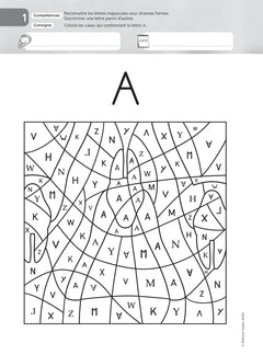 Lettres et Cie - Français PS-MS-GS-CP - Coloriages magiques photocopiables