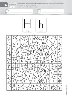 Lettres et Cie - Français PS-MS-GS-CP - Coloriages magiques photocopiables