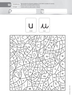 Lettres et Cie - Français PS-MS-GS-CP - Coloriages magiques photocopiables