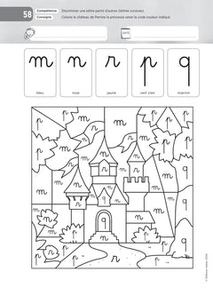 Lettres et Cie - Français PS-MS-GS-CP - Coloriages magiques photocopiables