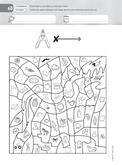Lettres et Cie - Français PS-MS-GS-CP - Coloriages magiques photocopiables