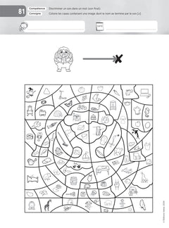 Lettres et Cie - Français PS-MS-GS-CP - Coloriages magiques photocopiables