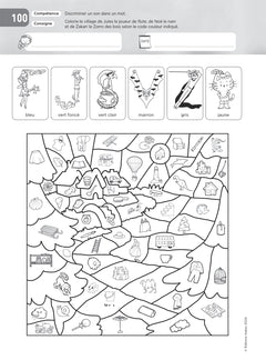 Lettres et Cie - Français PS-MS-GS-CP - Coloriages magiques photocopiables