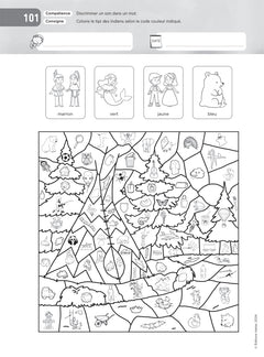 Lettres et Cie - Français PS-MS-GS-CP - Coloriages magiques photocopiables