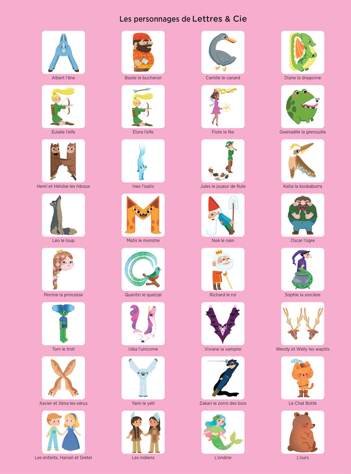 Lettres et Cie - Français PS-MS-GS-CP - Coloriages magiques photocopiables