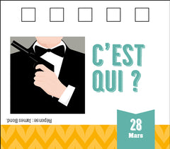 Le calendrier quiz - C'est Qui ?